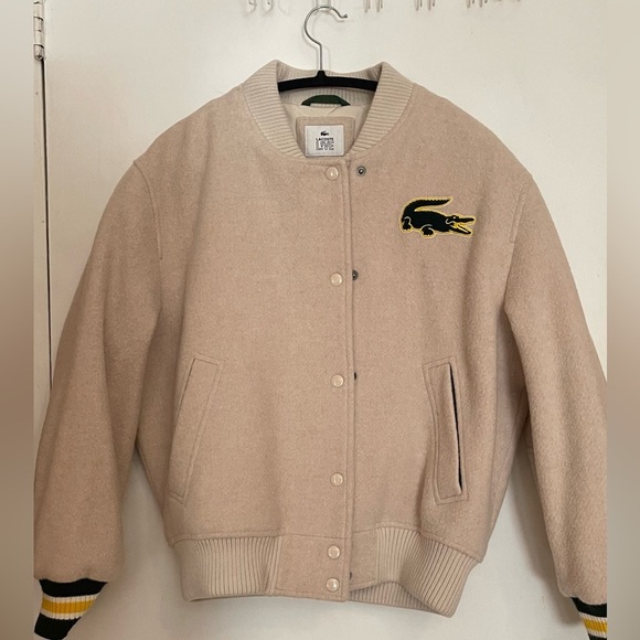 Women's Lacoste Oversized Wool Teddy Jacket XS - Picture 11 of 12